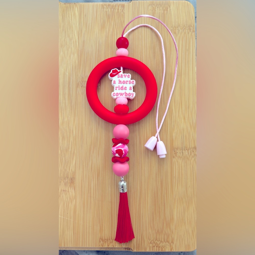 Save a Horse Ride a Cowboy Car Charm